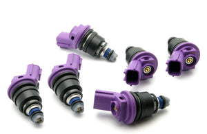 DeatschWerks 96-99 Nissan I30 VQ30 / RB25DET / Maxima VQ30de / 300zx 370cc Side Feed Injectors - 01J-00-0370-6