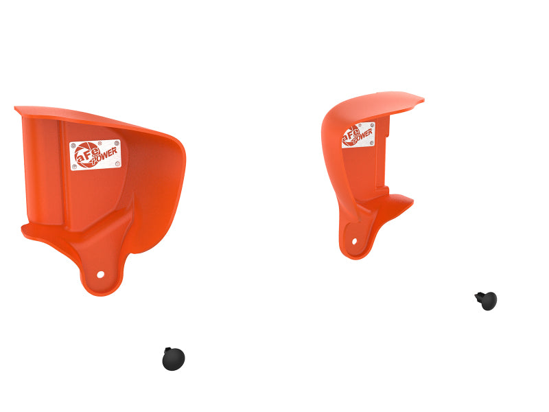 aFe Magnum FORCE Dynamic Air Scoop 15-18 BMW M3/15-20 M4 - Orange - 54-13032SN