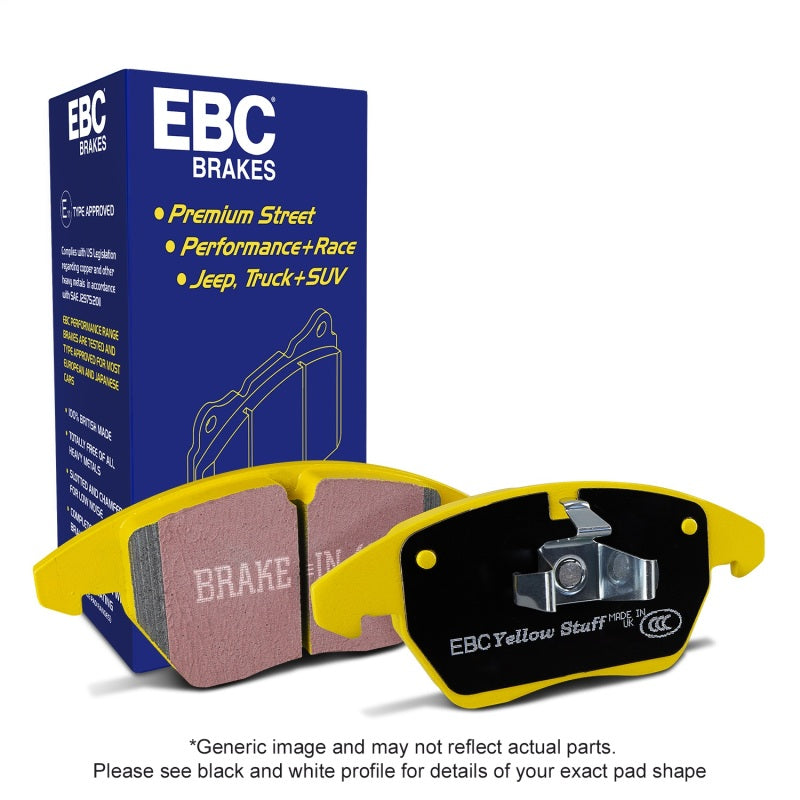 EBC 09-14 Acura TSX 2.4 Yellowstuff Rear Brake Pads - DP41987R