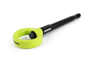 PERRIN 08-14 Subaru WRX & STI / 08-11 Impreza / 05-09 Legacy Tow Hook Kit (Front) - Neon Yellow - PSP-BDY-231NY