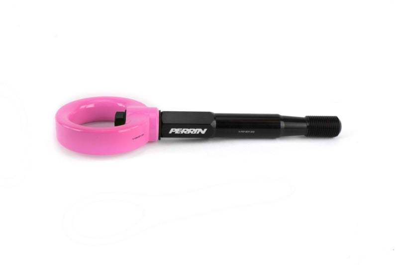 PERRIN 15-17 Subaru WRX & STI / 13-17 Crosstrek / 12-16 Impreza Tow Hook Kit (Front) - Hyper Pink - PSP-BDY-232HP
