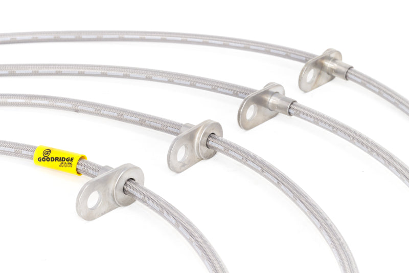 Goodridge 12-15 Honda Civic Si / 13-15 Acura ILX 2.4L (Lrg Disc) Stainless Steel Brake Line Kit - 20028
