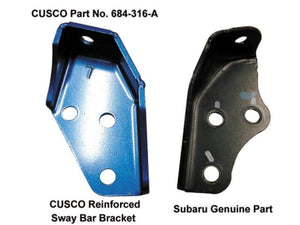Cusco Rear Harder Sway Bar Bracket 03-09 Subaru Legacy GT(Does Not Fit USDM) Special Order - 684 316 S