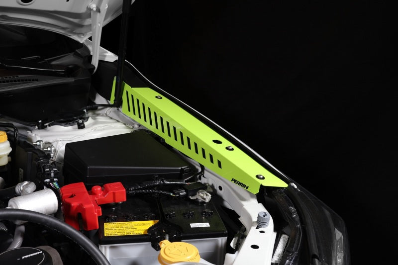 PERRIN 22-25 Subaru WRX Fender Shroud Set - Neon Yellow - PSP-ENG-551NY
