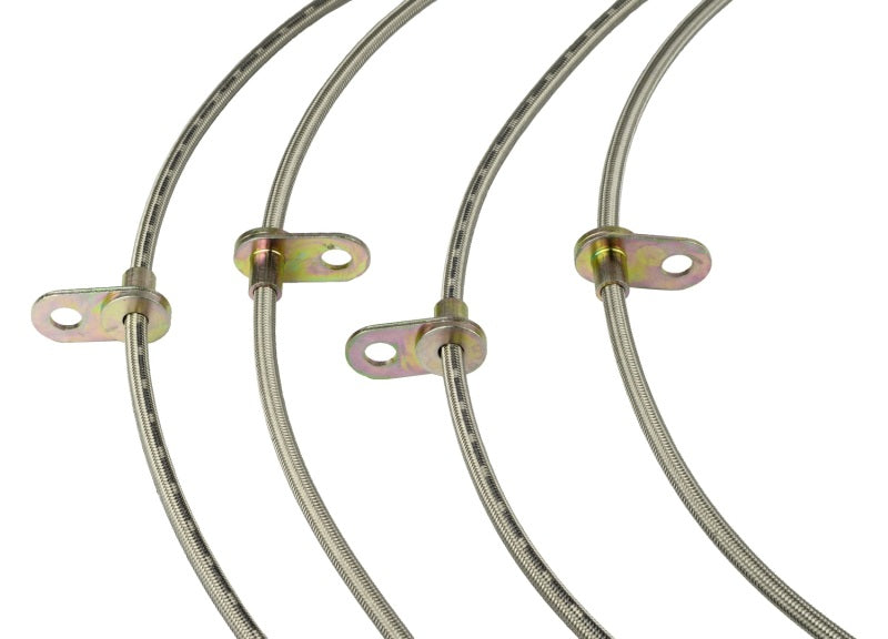 Goodridge 12-15 Chevrolet Camaro (ZL1 Only) Stainless Steel Brake Line Kit - 12227
