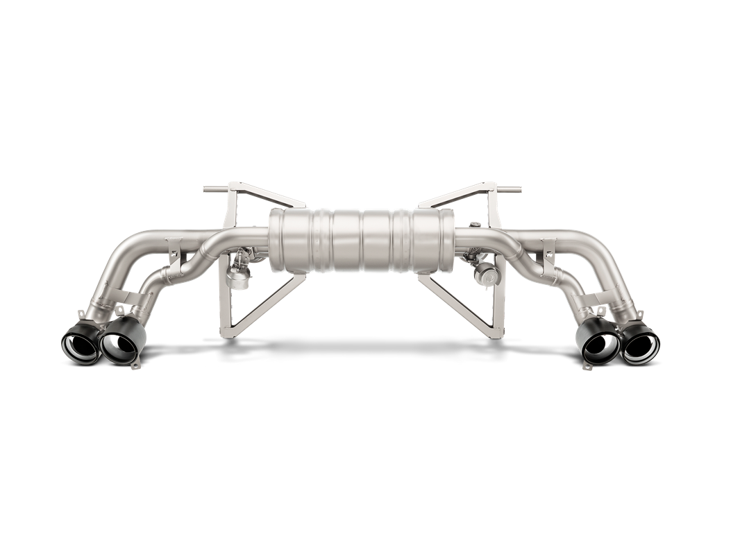 Akrapovic Slip-On Line (Titanium) - Lamborghini Huracan LP 580-2 Coupe/Spyder 2016-2018 - MTP-LA/TI/2 - Revzone