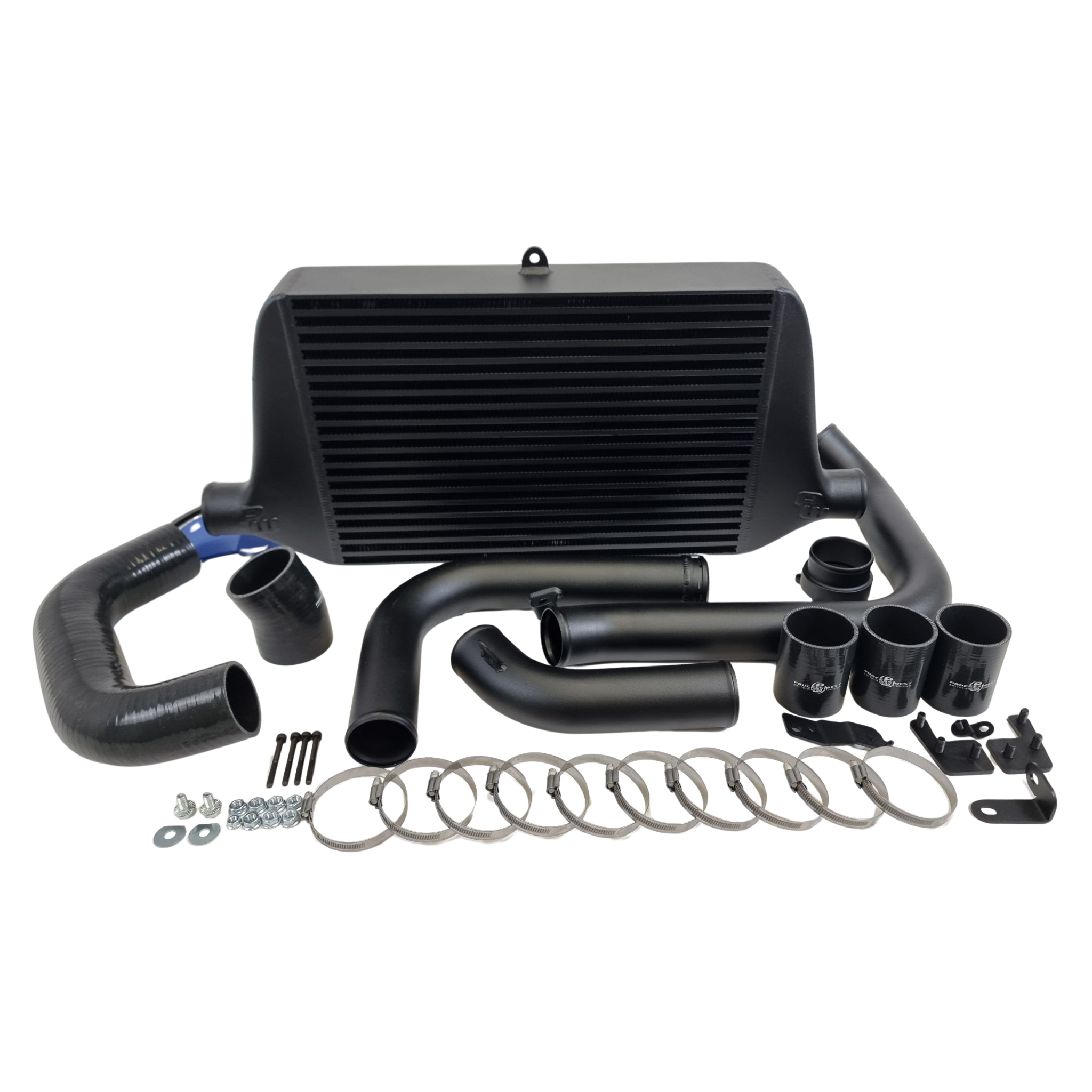 Process West Stage 2 Front Mount Intercooler Kit - 2022+ WRX - Black