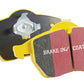 EBC 08-16 Mitsubishi Lancer Evo 10 2.0 Turbo (1 piece rotor) Yellowstuff Rear Brake Pads - DP41985R