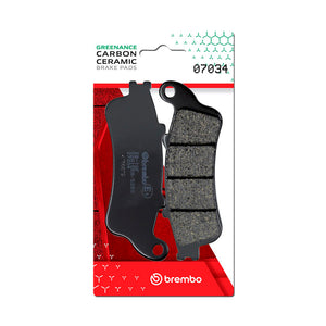 Brembo OE Honda Fes Carbon Ceramic Brake Pad - Front - 07034