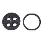 DeatschWerks Quad 10AN ORB Bulkhead - Anodized Matte Black - 6-03-0701