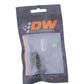 DeatschWerks 8AN Male Flare to Toyota Module Quick Connect - Anodized Matte Black - 6-02-0128-B