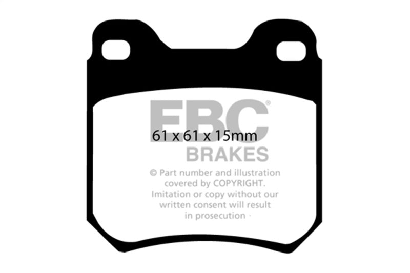 EBC 97-01 Cadillac Catera 3.0 Ultimax2 Rear Brake Pads - UD709