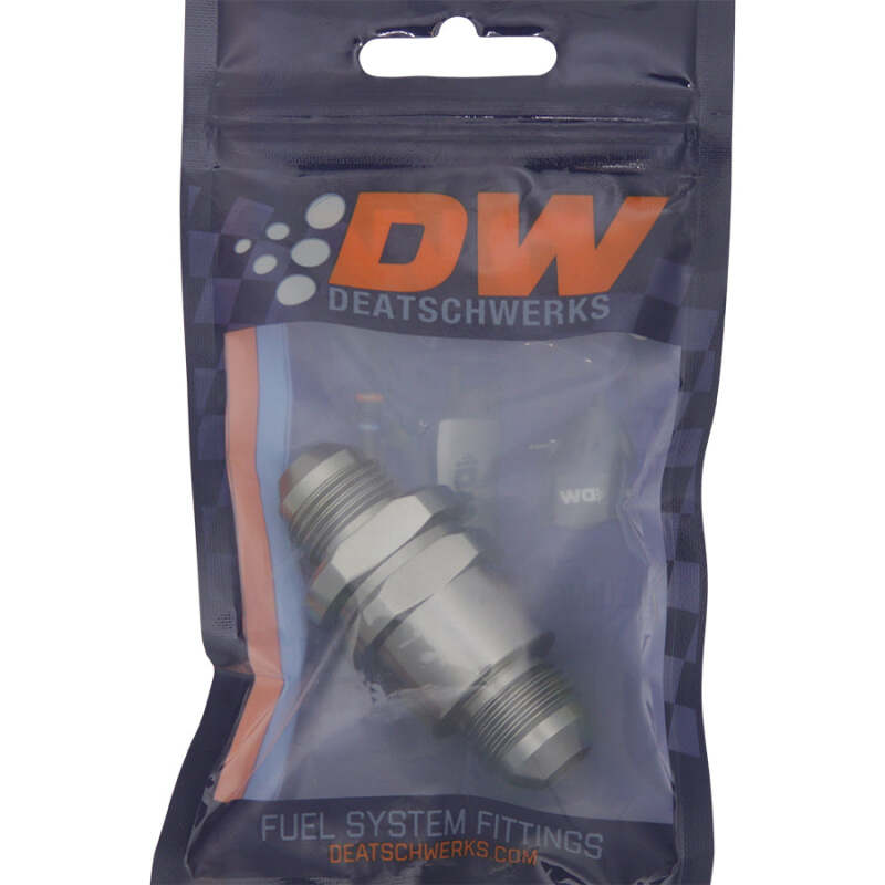 DeatschWerks 8AN Male Flare + 8AN Male Flare One Way Check Valve - 6-02-0724
