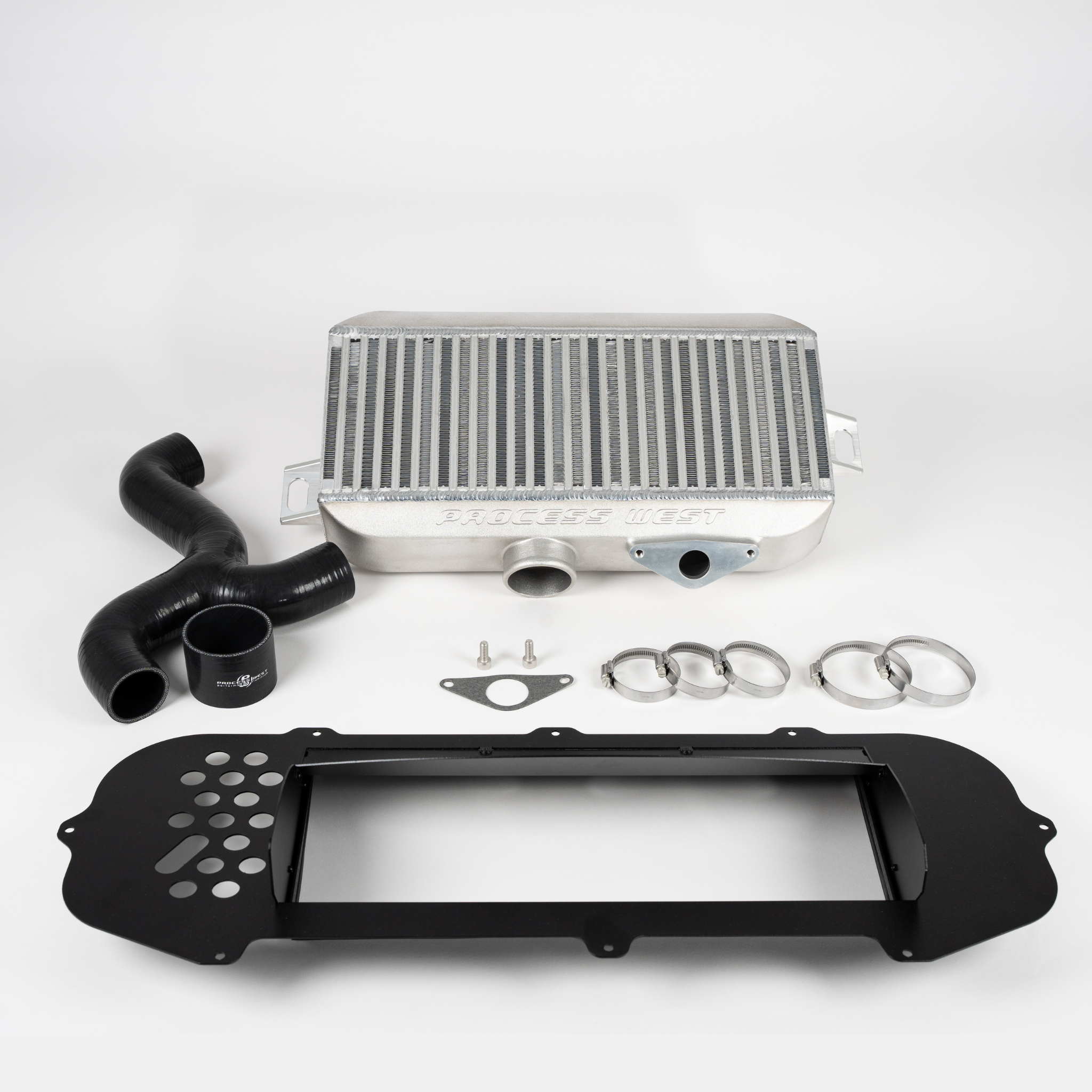 Process West Top Mount Intercooler Kit Silver for Subaru WRX 01-02