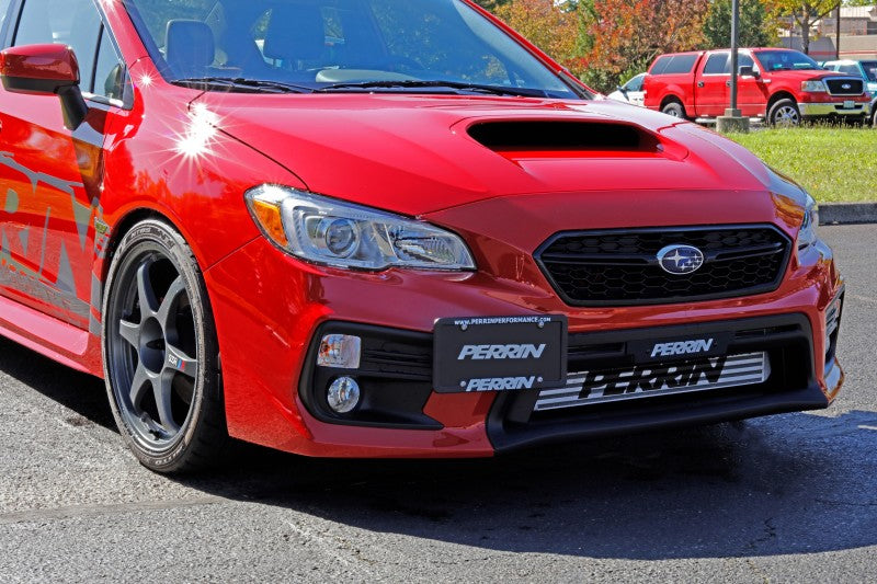 PERRIN 18-21 Subaru WRX/STI (w/FMIC ONLY) License Plate Relocation Kit - PSP-BDY-205F