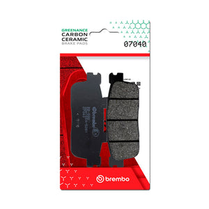 Brembo OE SYM Gts/SYM Wolf/SYM CruiSYM/TGB X-Motion Carbon Ceramic Brake Pad - Rear - 07040
