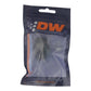 DeatschWerks 10AN ORB Male to 10 AN Male Flare Adapter (Incl O-Ring) - Anodized Matte Black - 6-02-0403-B