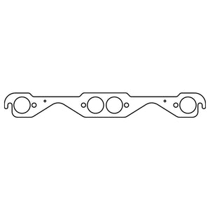 Cometic Chevy Gen1 Small Block V8 .060in Fiber Exhaust Mani Gskt Set-1.500in Round Port-23 Deg Head - C5549HTS