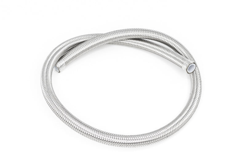 DeatschWerks 8AN SS Double Braided PTFE Hose 3 Feet - 6-02-0862-3