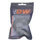 DeatschWerks 8AN Female Swivel 180-Degree Hose End PTFE (Incl Olive Insert) - Anodized Matte Black - 6-02-0857-B