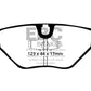 EBC 87-91 BMW M3 2.3 (E30) Ultimax2 Rear Brake Pads - UD396