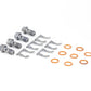 Goodridge 00-06 Chevrolet Tahoe (w/Rear Disc w/o Stabila Trak) Stainless Steel Brake Line Kit - 14175