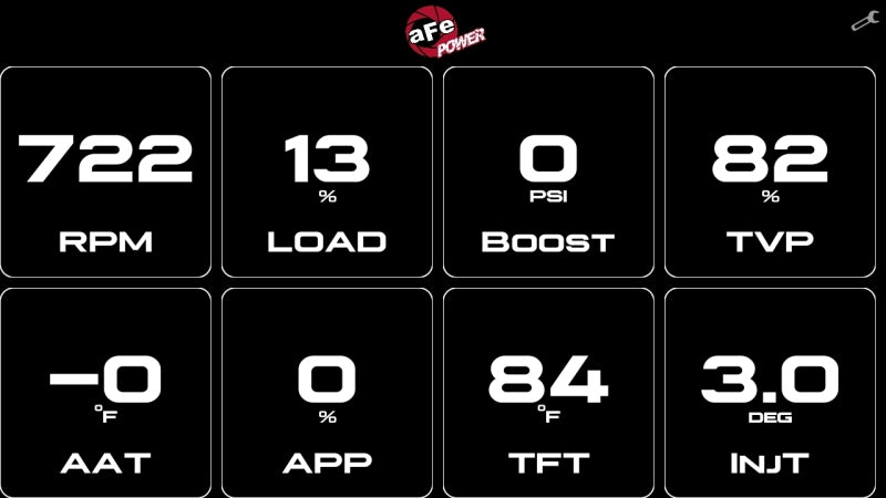 aFe AGD Advanced Gauge Display Digital 5.5in Monitor 08-18 Dodge/RAM/Ford/GM Diesel Trucks - 77-91001