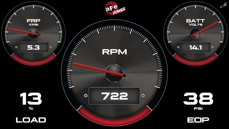 aFe AGD Advanced Gauge Display Digital 5.5in Monitor 08-18 Dodge/RAM/Ford/GM Diesel Trucks - 77-91001