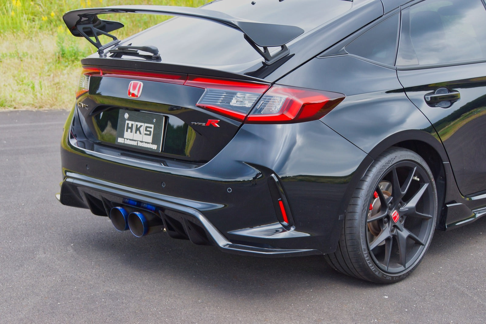 HKS Hi Power Muffler Cat Back Exhaust - Honda Civic Type-R FL5 22+ - Revzone