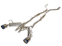 HKS Full Dual Muffler Catback Exhaust System - Nissan 400Z RZ34 VR30DDT - Revzone