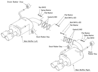 HKS Legamax Premium Axle Back Exhaust (Mufflers) - Subaru WRX VB 22+ - Revzone