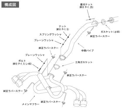 HKS Legamax Premium Catback Exhaust - Nissan R35 GT-R 08+