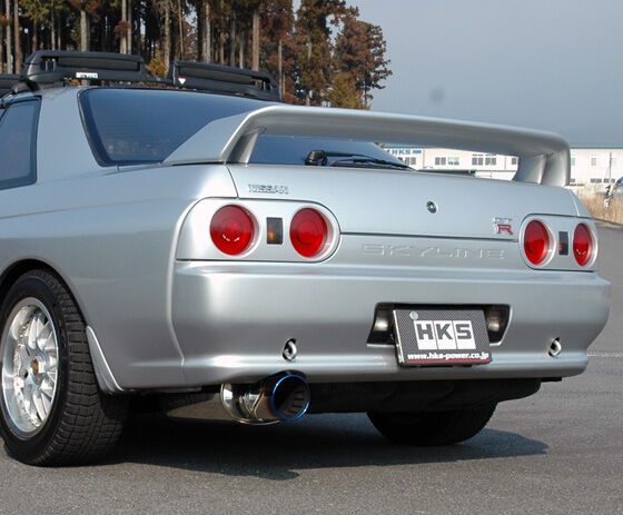 HKS Super Turbo Muffler Exhaust - Nissan R32 GTR - Revzone
