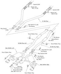 HKS Super Turbo Muffler Catback Exhaust System - Nissan 400Z RZ34 VR30DDT - Revzone