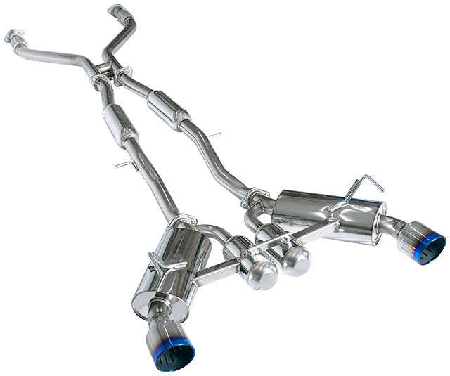 HKS Super Turbo Muffler Catback Exhaust System - Nissan 400Z RZ34 VR30DDT - Revzone