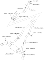 HKS Super Turbo Muffler Catback Exhaust - suits Toyota SUPRA GR A90 - Revzone