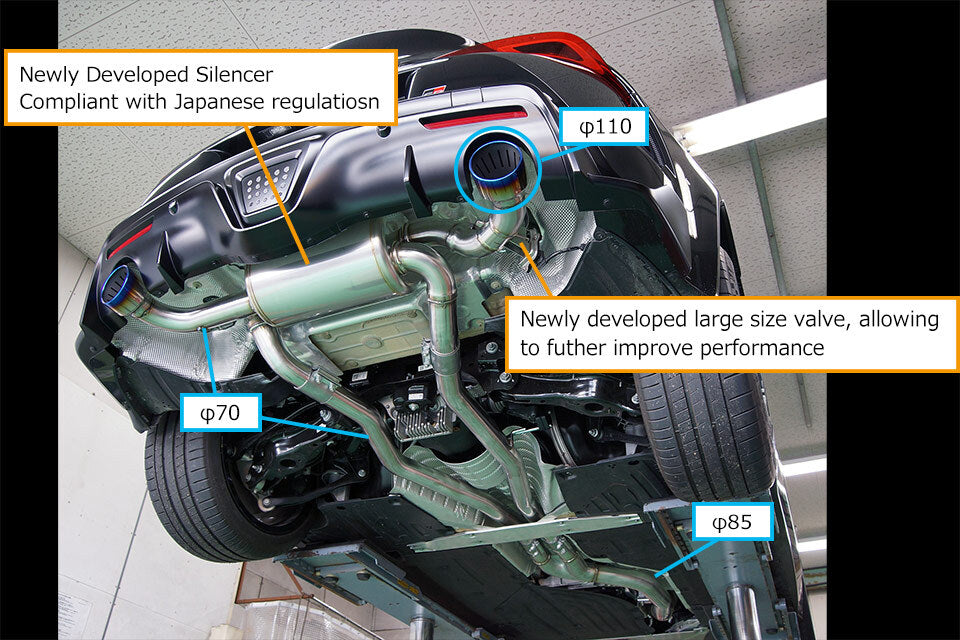 HKS Super Turbo Muffler Catback Exhaust - suits Toyota SUPRA GR A90 - Revzone