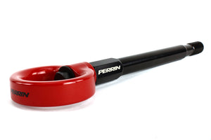 PERRIN 08-14 Subaru WRX & STI / 08-11 Impreza / 05-09 Legacy Tow Hook Kit (Front) - Red - PSP-BDY-231RD