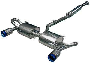 HKS Legamax Sports w/ Blue Ti tips Catback Exhaust - suits Toyota 86 ZN6 FA20 12/04+