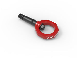 aFe Control Rear Tow Hook Red 20-21 Toyota GR Supra (A90) - 450-721002-R