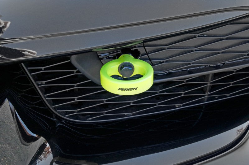 PERRIN 20-25 Toyota Supra Tow Hook Kit (Front) - Neon Yellow - PTP-BDY-230NY