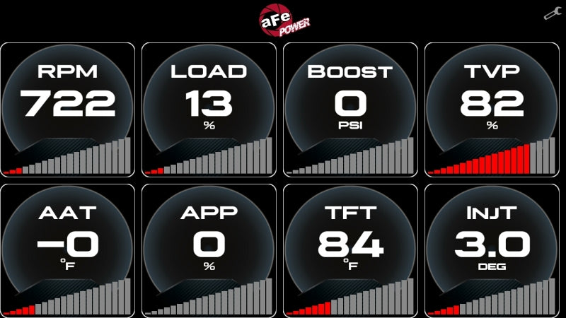 aFe AGD Advanced Gauge Display Digital 5.5in Monitor 08-18 Dodge/RAM/Ford/GM Diesel Trucks - 77-91001