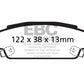 EBC 05-08 Pontiac Grand Prix 5.3 Redstuff Rear Brake Pads - DP31646/2C
