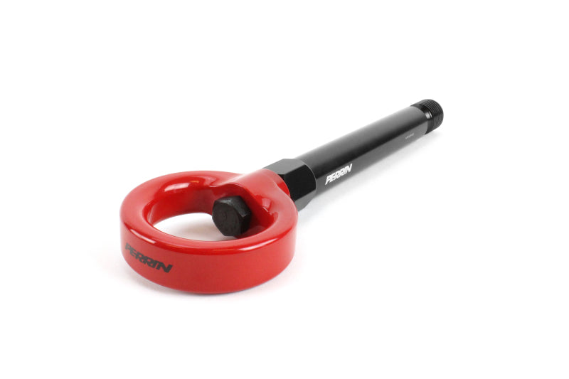 PERRIN 17-21 Honda Civic Si/Type R/Touring/Hatchback Tow Hook Kit Rear - Red - PHP-BDY-251RD