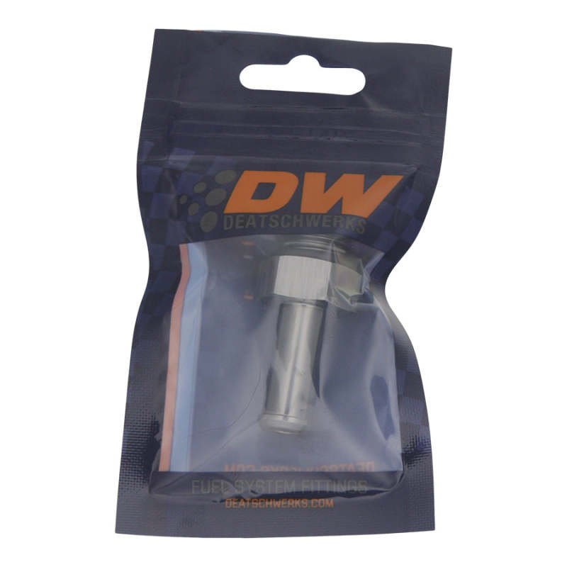 DeatschWerks 6AN ORB Male To 3/8in Barb Fitting (Single Barb - Incl O-Ring) - 6-02-0504