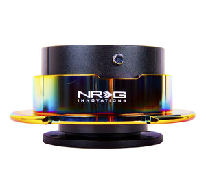 NRG Quick Release Gen 2.5 - Black Body / Neochrome Ring - SRK-250BK/MC