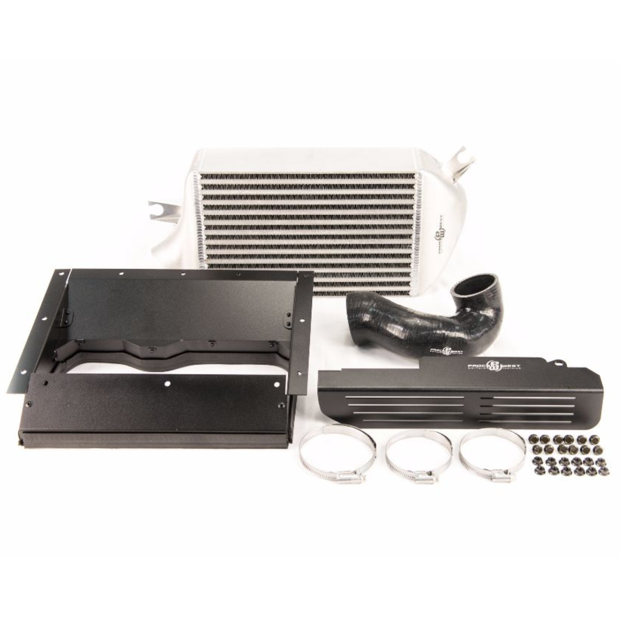 Process West Khanacooler OEM Style Top Mount Intercooler Kit Silver for Subaru WRX VA 15-21