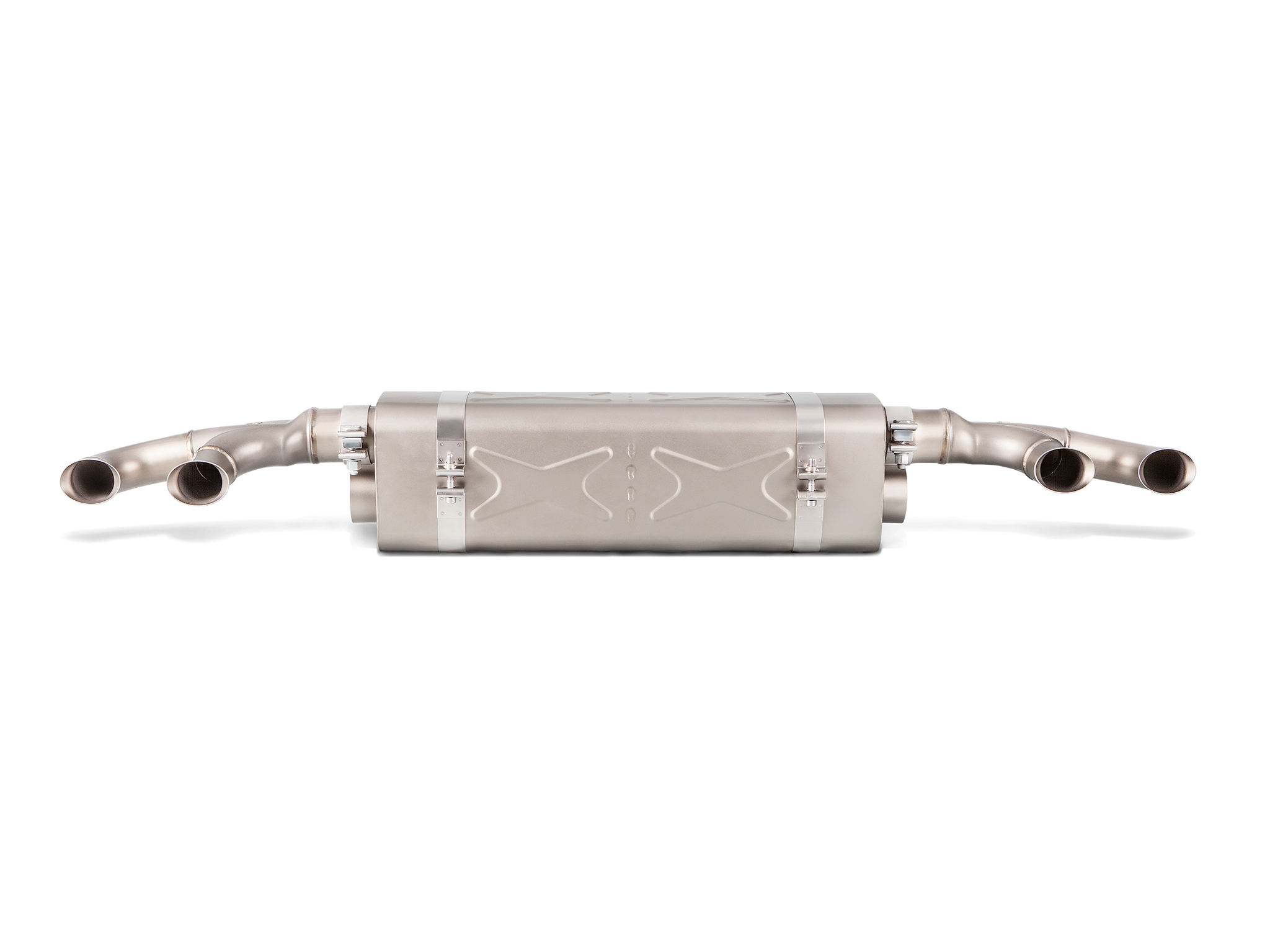 Akrapovic Slip-On Line (Titanium) - Porsche 911 Turbo / Turbo S (991.2) 2019+ - S-PO/TI/6H - Revzone