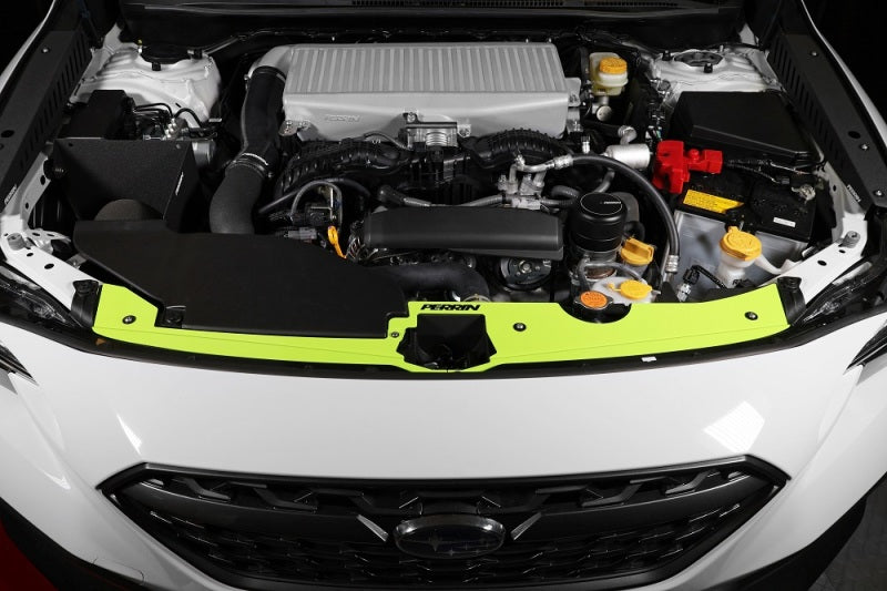 PERRIN 22-25 Subaru WRX Radiator Shroud - Neon Yellow - PSP-ENG-513NY