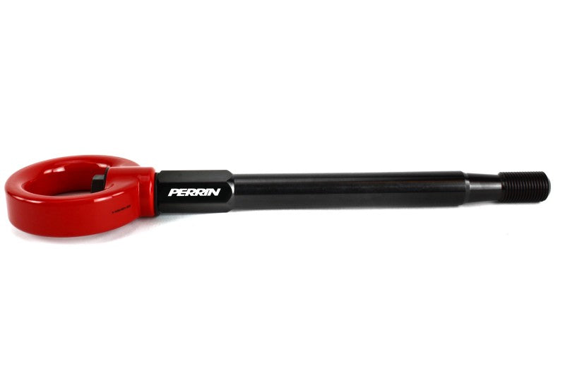 PERRIN 08-14 Subaru WRX & STI / 08-11 Impreza / 05-09 Legacy Tow Hook Kit (Front) - Red - PSP-BDY-231RD
